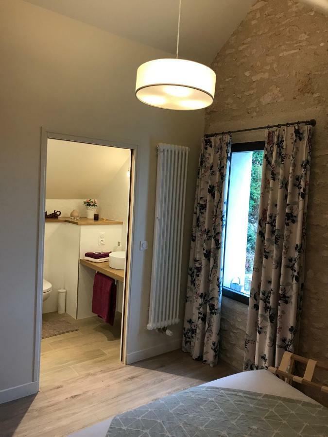 La Musardine en Vexin Omerville Zimmer foto